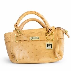 Lori Greiner- Faux Ostrich Leather Mini Purse